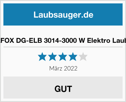  DELTAFOX DG-ELB 3014-3000 W Elektro Laubbläser Test