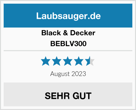 Black & Decker BEBLV300 Test
