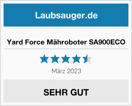  Yard Force Mähroboter SA900ECO Test