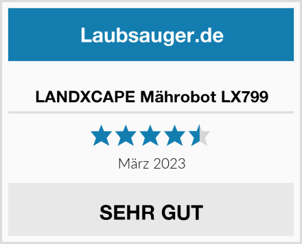  LANDXCAPE Mährobot LX799 Test
