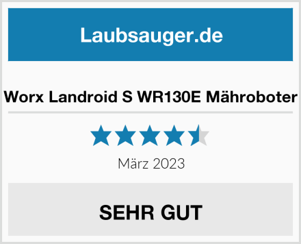  Worx Landroid S WR130E Mähroboter Test